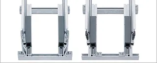 Goulotte de guidage en aluminium