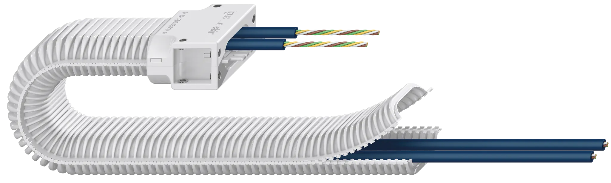 e-skin korrugerade rör för renrum