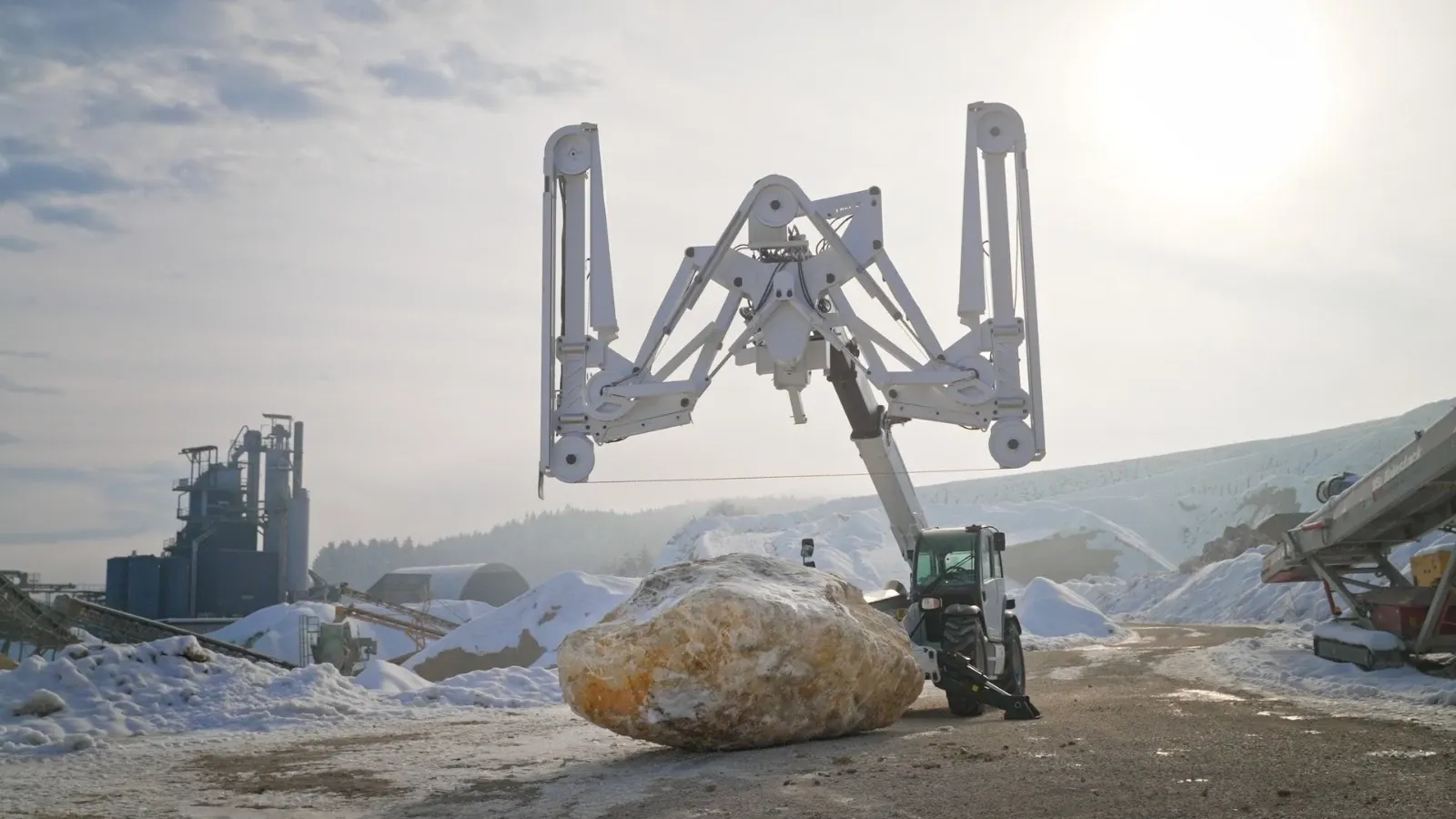 移動式採石用ワイヤーソー