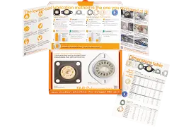 Spherical insert bearing sample box