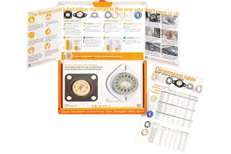 Spherical insert bearing sample box