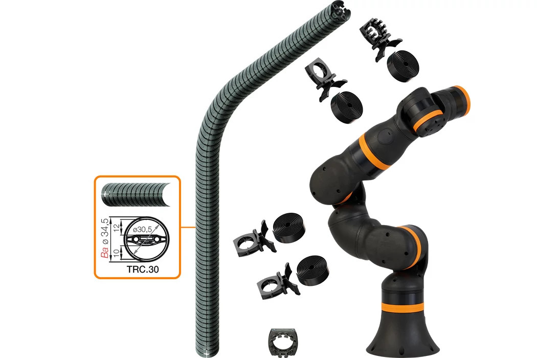 Cable carrier for ReBeL Cobot