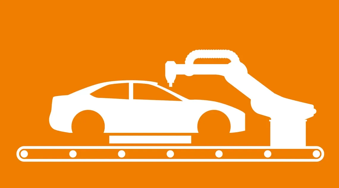 Motor vehicle production icon