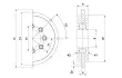 iglidur® slewing ring, PRT-02, slewing ring ball bearing based on wood