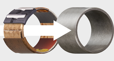 Metal vs. iglidur plain bearings