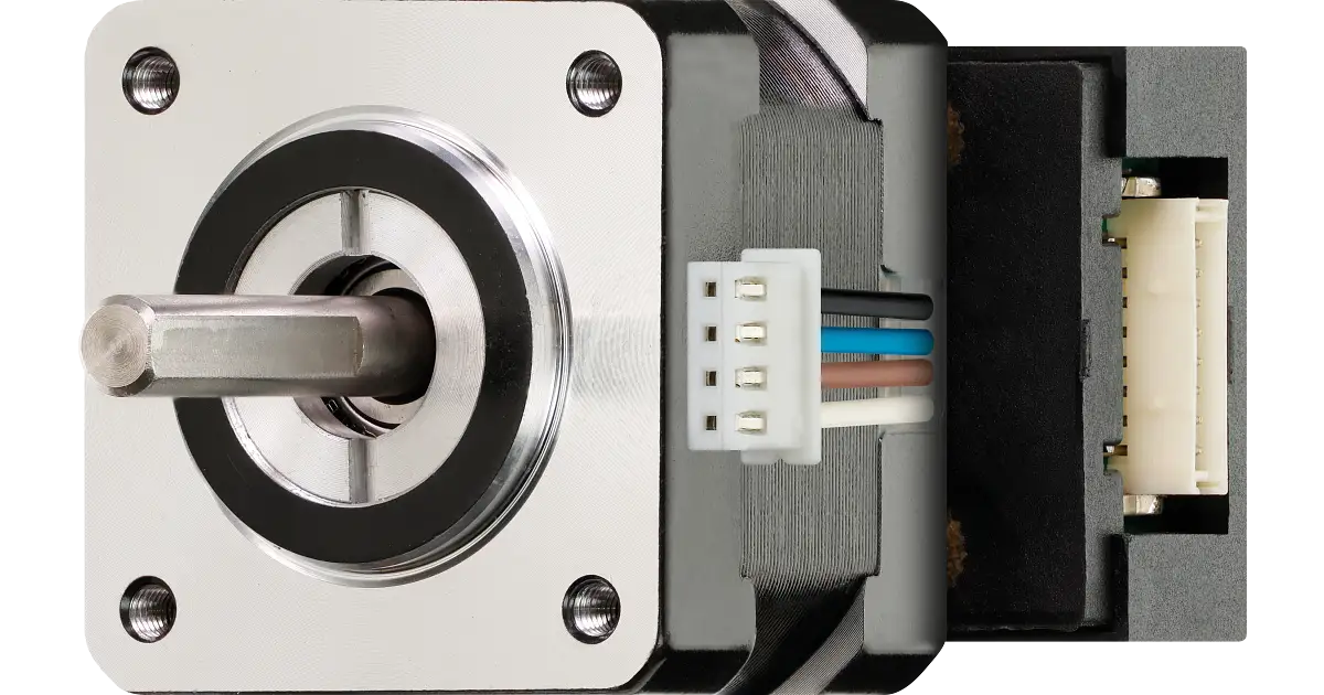drylin® E stepper motor, stranded wires with JST connector and
