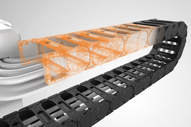 Compact Energy Chain Small energy chains | Strong, quiet operation and compact | igus ...