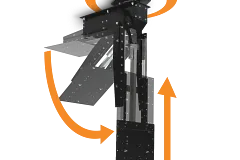 PRT döner halka yataklı TV montaj aparatı