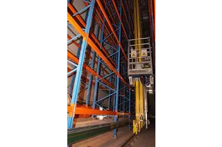 The three-aisle automatic pallet warehouse (APW) of viastore systems, Stuttgart