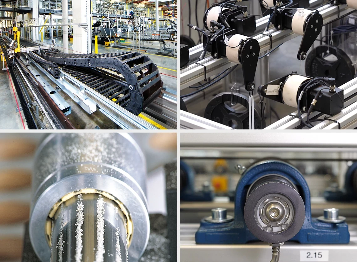 Différents tests dans le laboratoire d'essai d'igus