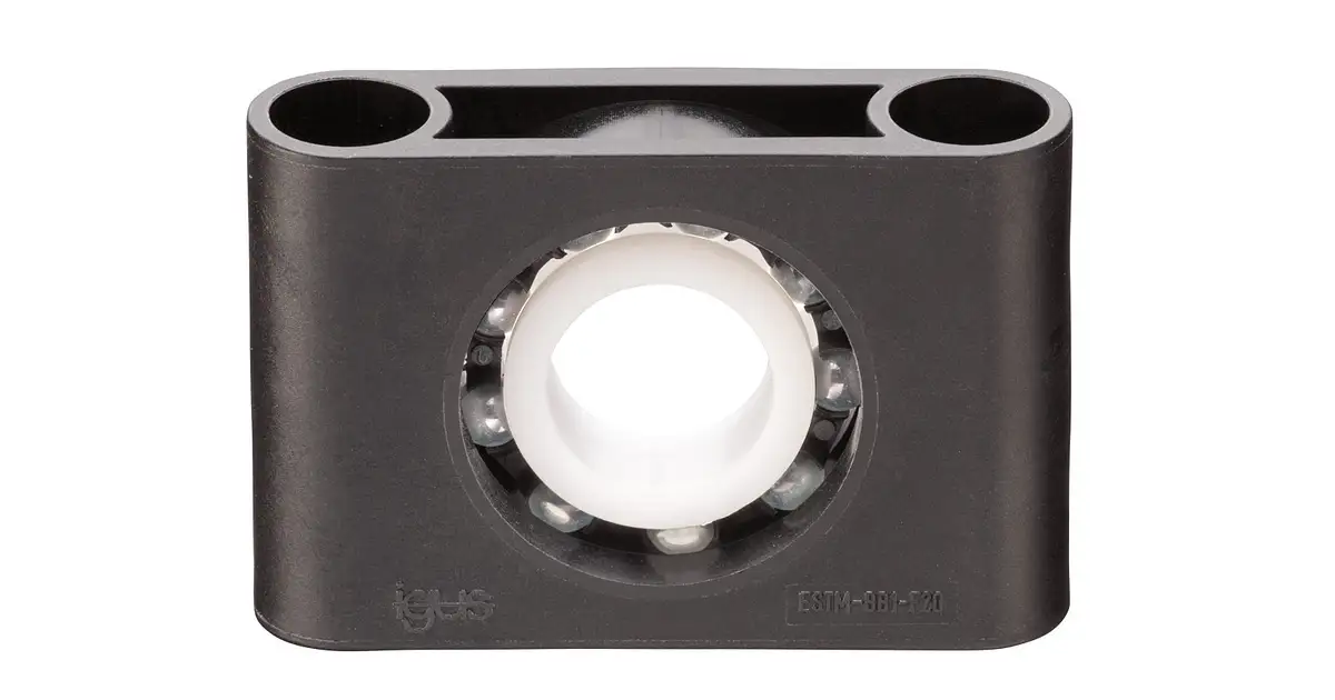 xiros® pillow block, locking version, glass balls igus®