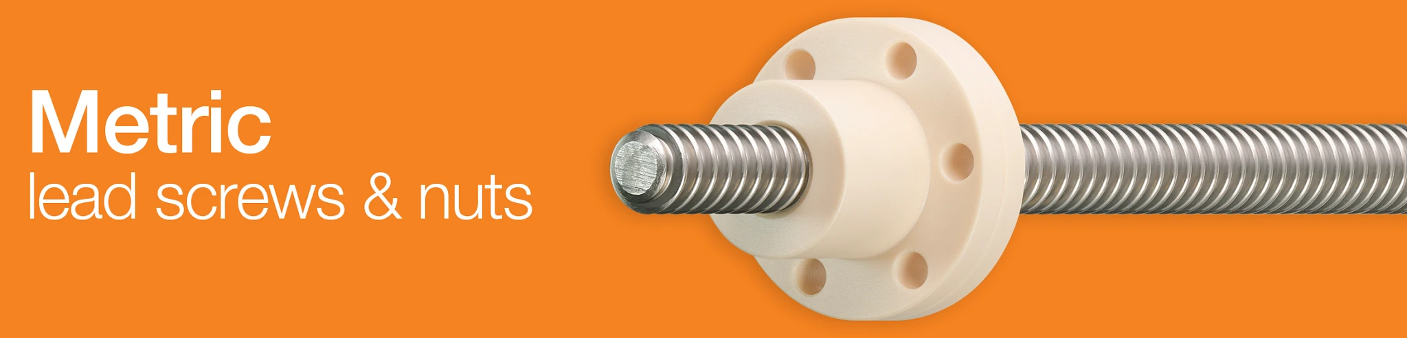 Banner de tornillo de plomo métrico