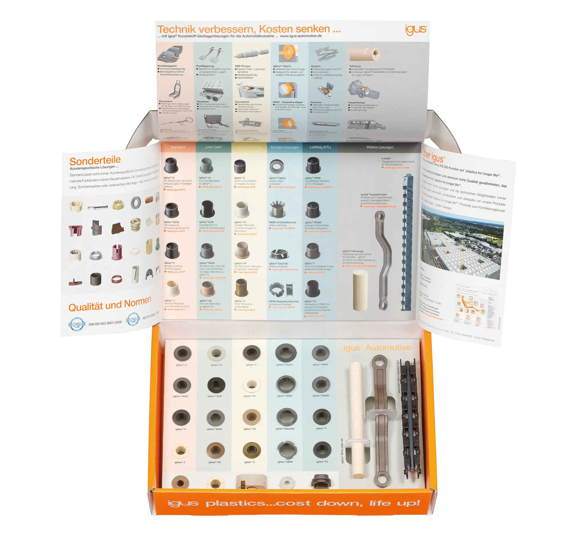 Samplebox automotive glijlagers