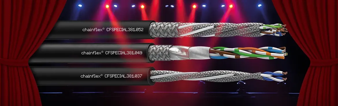 Special cables for stage technology