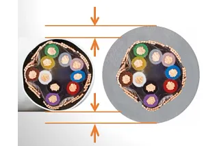 外径差イメージ