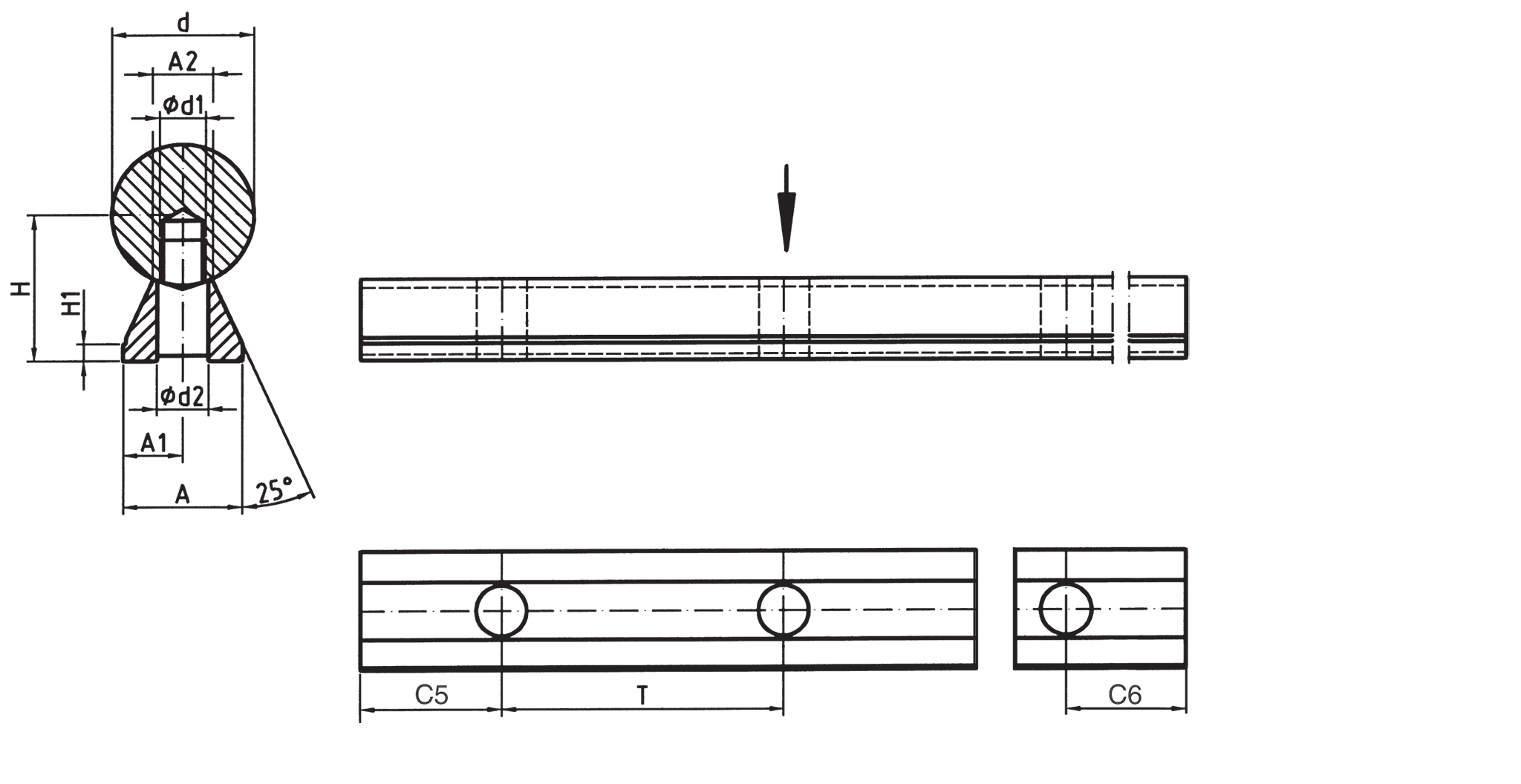 EWUMN-12 technical drawing