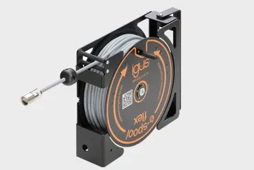 cable retractor reel flex