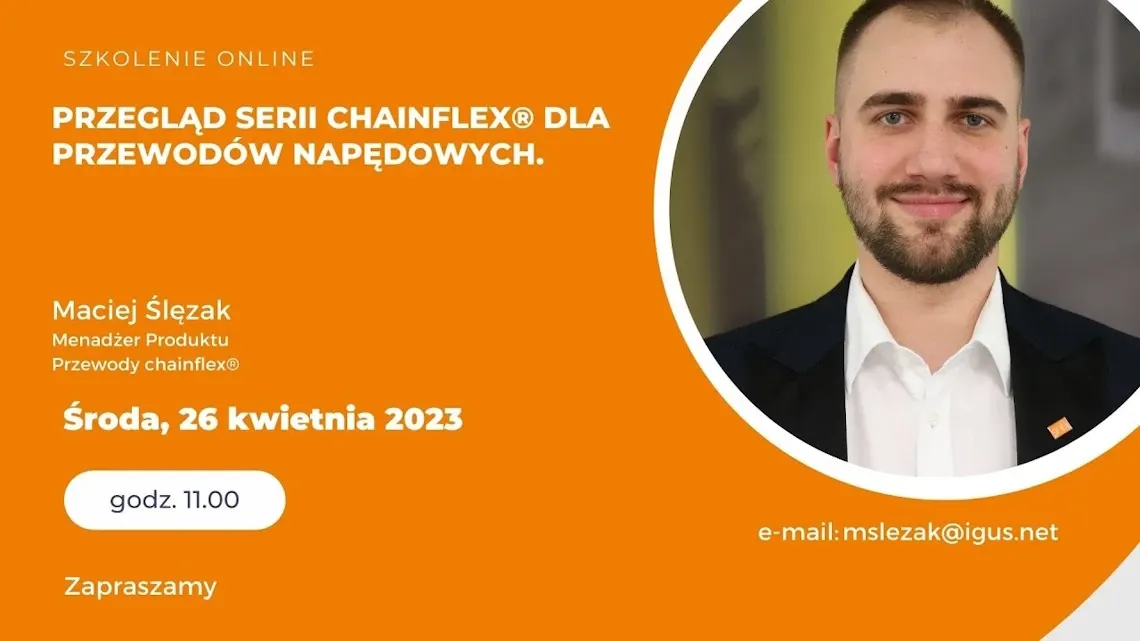 Przegląd serii chainflex® dla przewodów napędowyc