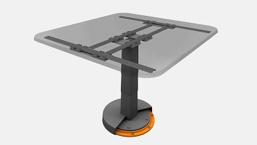 PRT in adjustable table