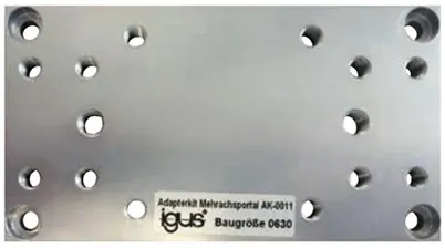 Adapterset voor lineaire robot opstelling