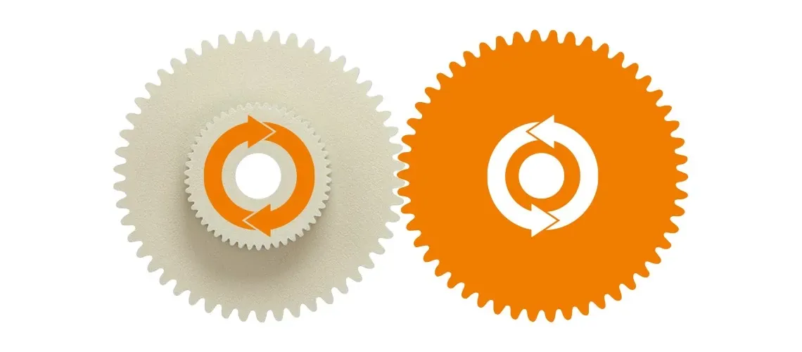 3D printed gears in testing