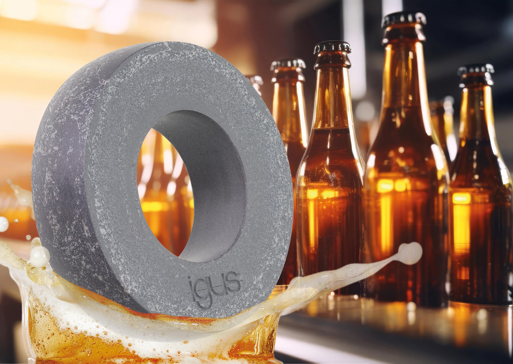 Lubrication-free polymer bearings from igus® increase efficiency at the Chimay Trappist beer brewery in Belgium