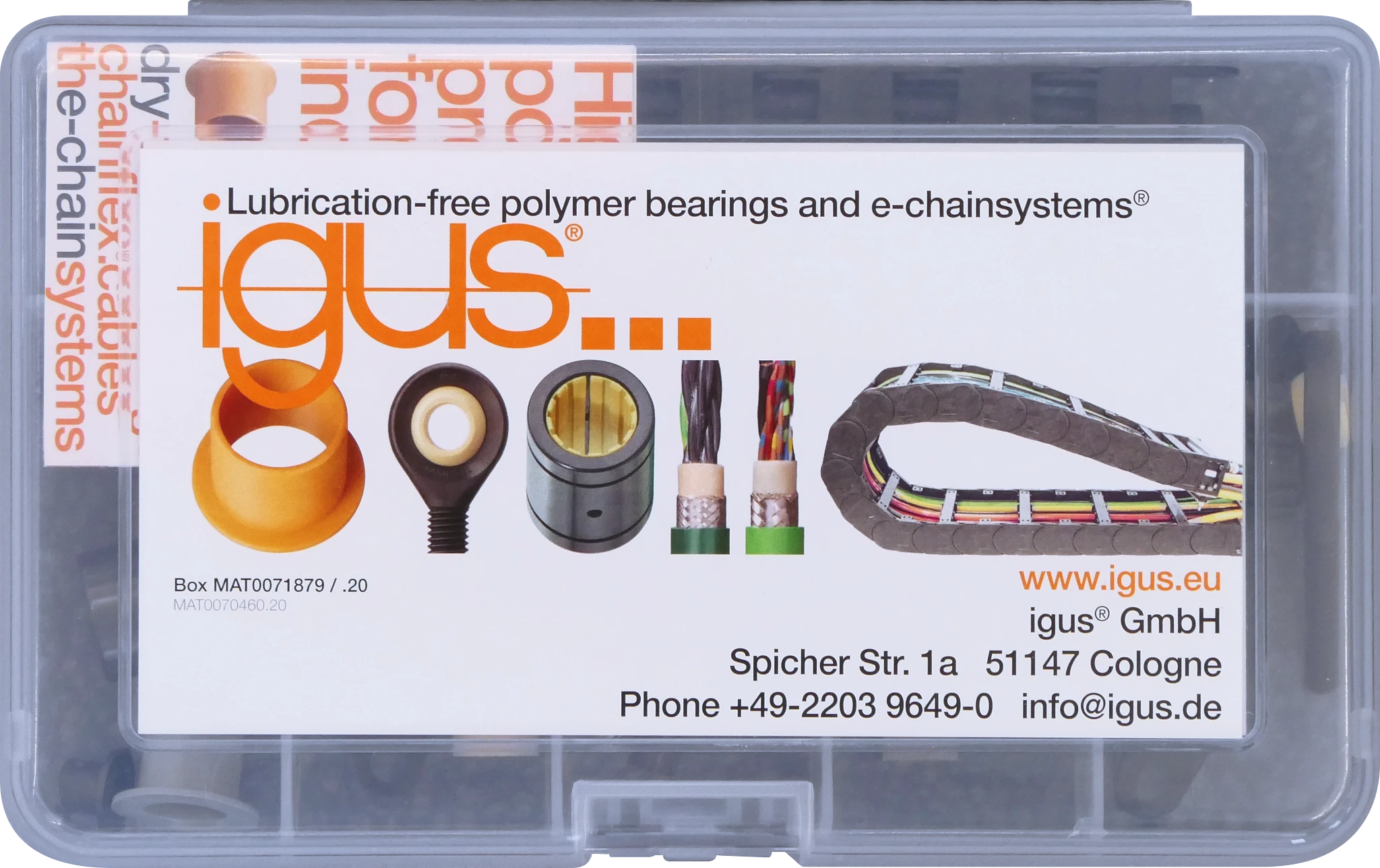 igus variety sample box