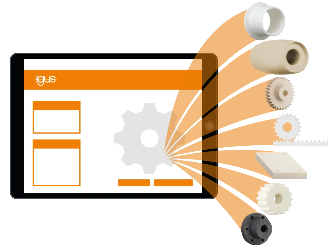 Configure en línea varios componentes deslizantes