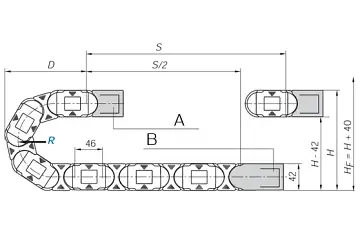 R4.31L.050.075.0 technical drawing
