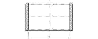 The position of the measurement planes bearing installation