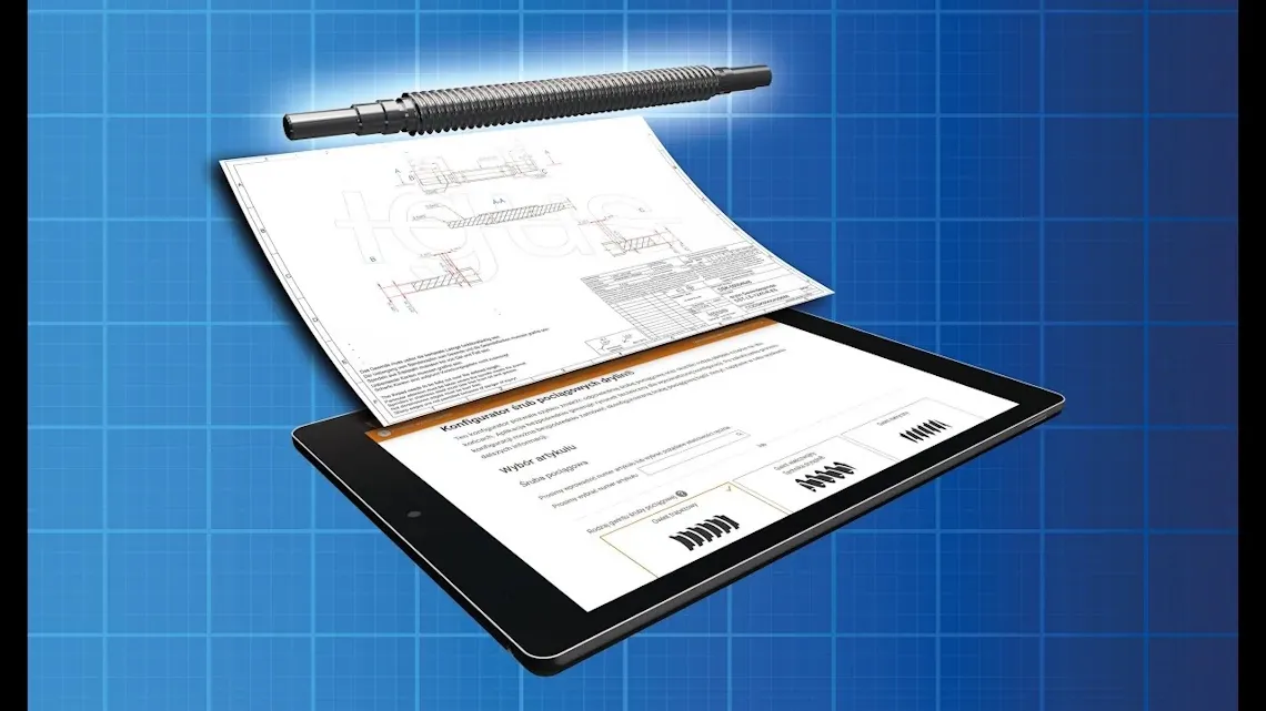 Dobór śrub pociągowych dryspin z narzędziami online - archiwum