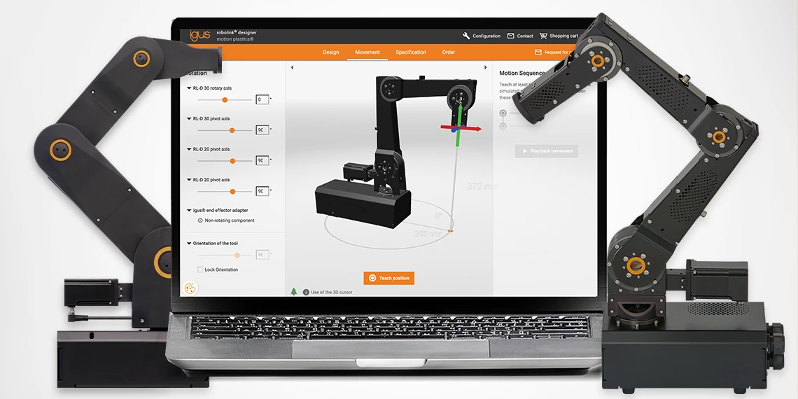robolink arm configurator