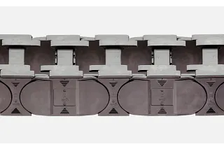 Glide pads for energy chains