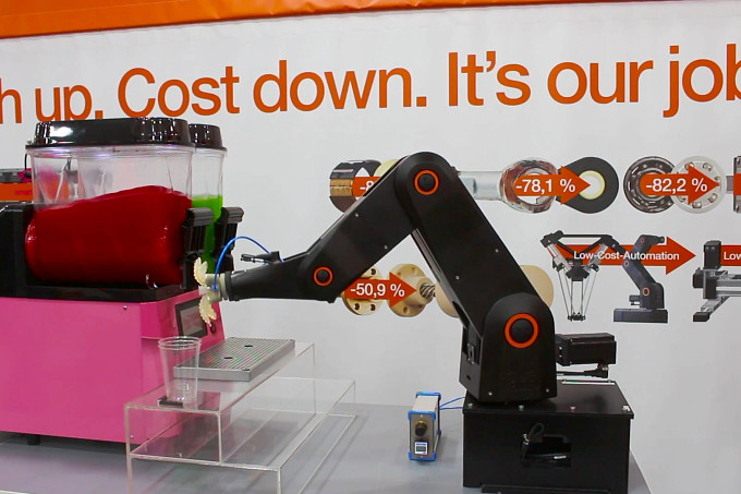 Food robot slush ice cream