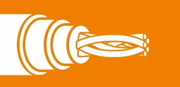 Condutores de cabos trançados em grupos