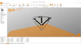 Software IRC per delta robot