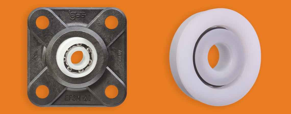 Rodamientos de bolas con bridas