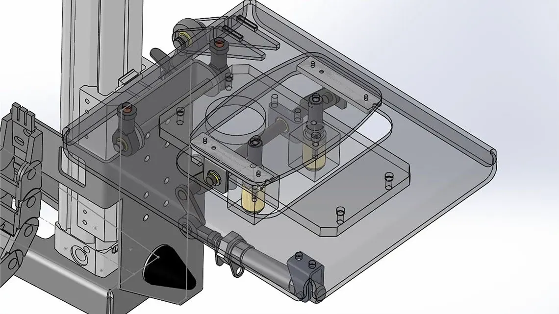 Tipping device sketch