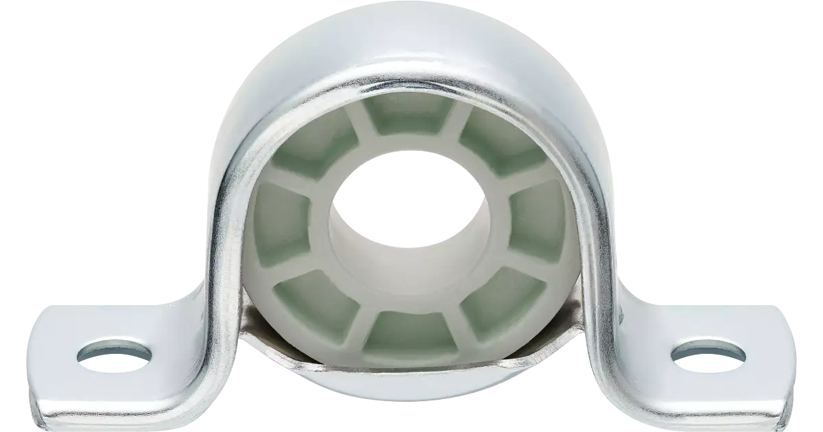 igubal® pillow block bearing with bearing insert, sheet metal housing