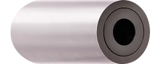 Electrostatically dissipative xiros® support roller made of stainless steel