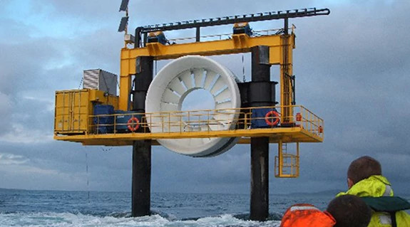 energy chain for OpenHydro tidal turbine