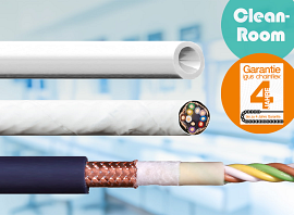 Cleanroom applicable chainflex cables