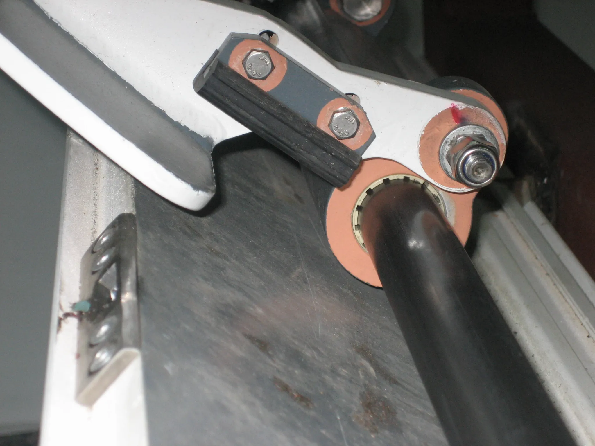 drylin R in a train door