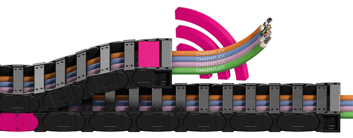 IIOT sensors for cable carriers
