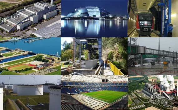 Proyectos en una amplia variedad de sectores