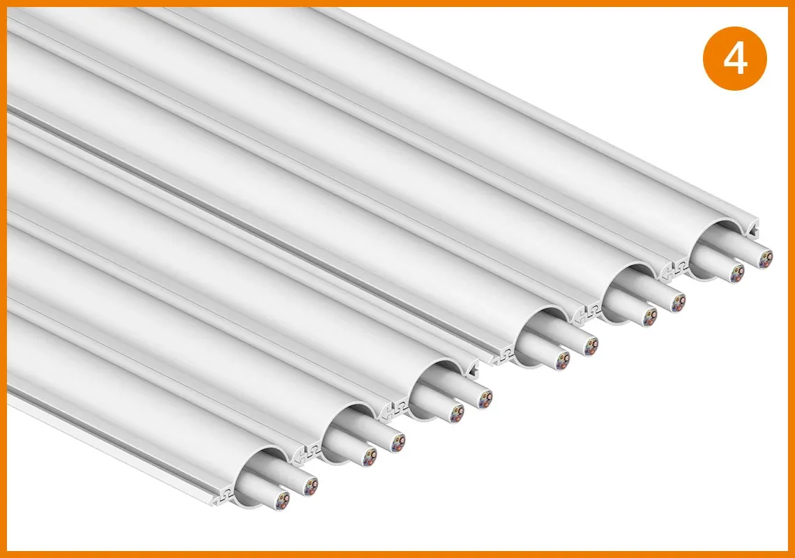 Flaches Kabelführungssystem e-skin® flat