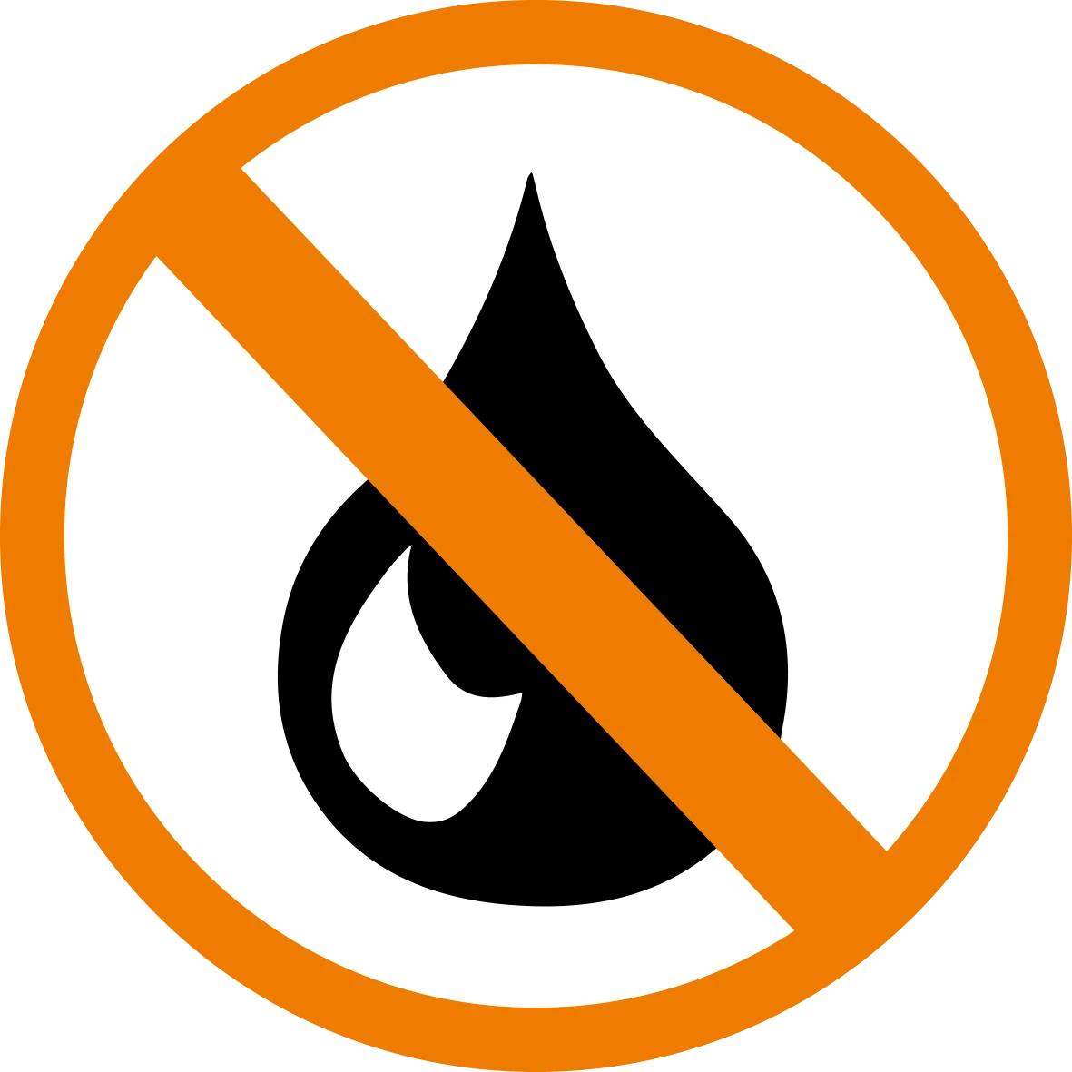 Keine Schmierung Logo