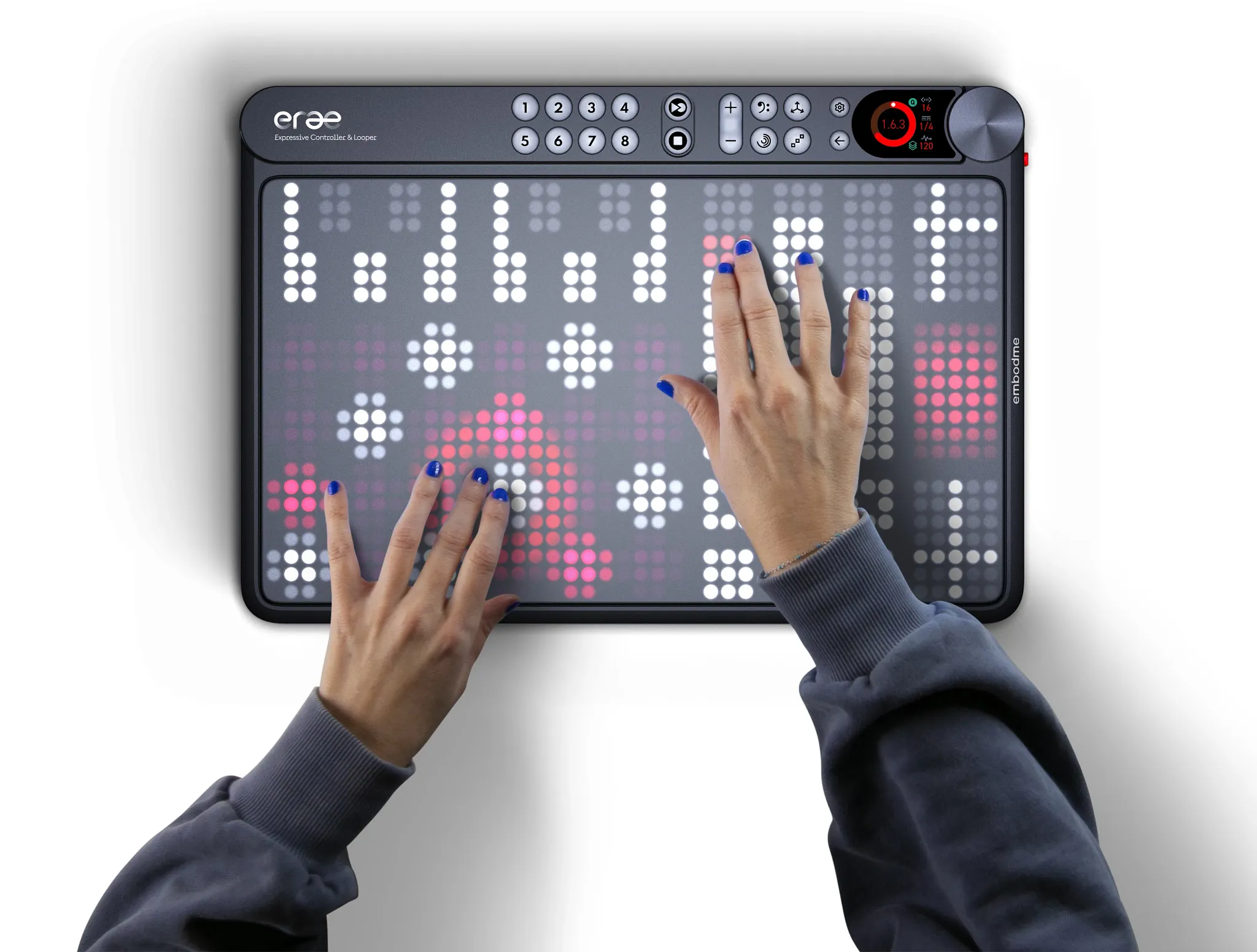 Midi controller by Embodme