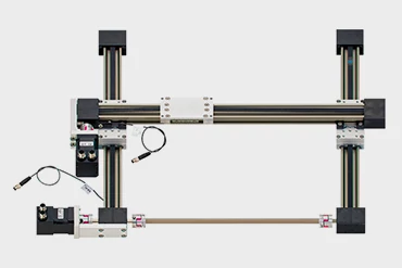 Cartesian robot for xy movements