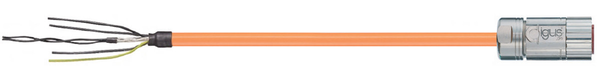 readycable® servo cable suitable for Allen Bradley 2090-CPBM7DF-10AFxx, basic cable PUR 7.5xdz